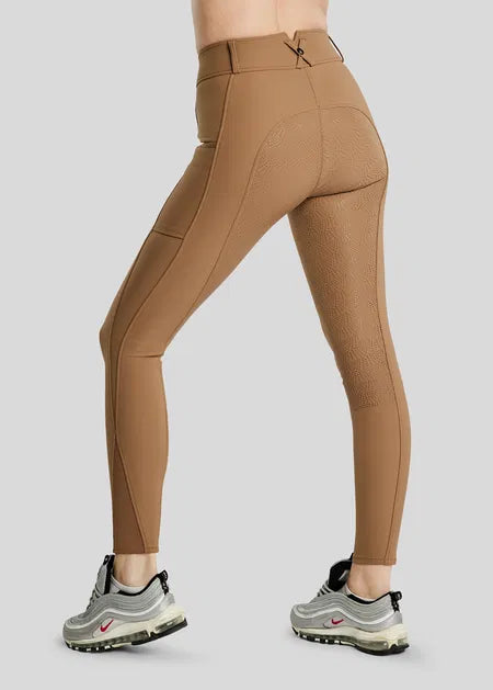 Megan pantalon con bolsillo movil F/G - Camel