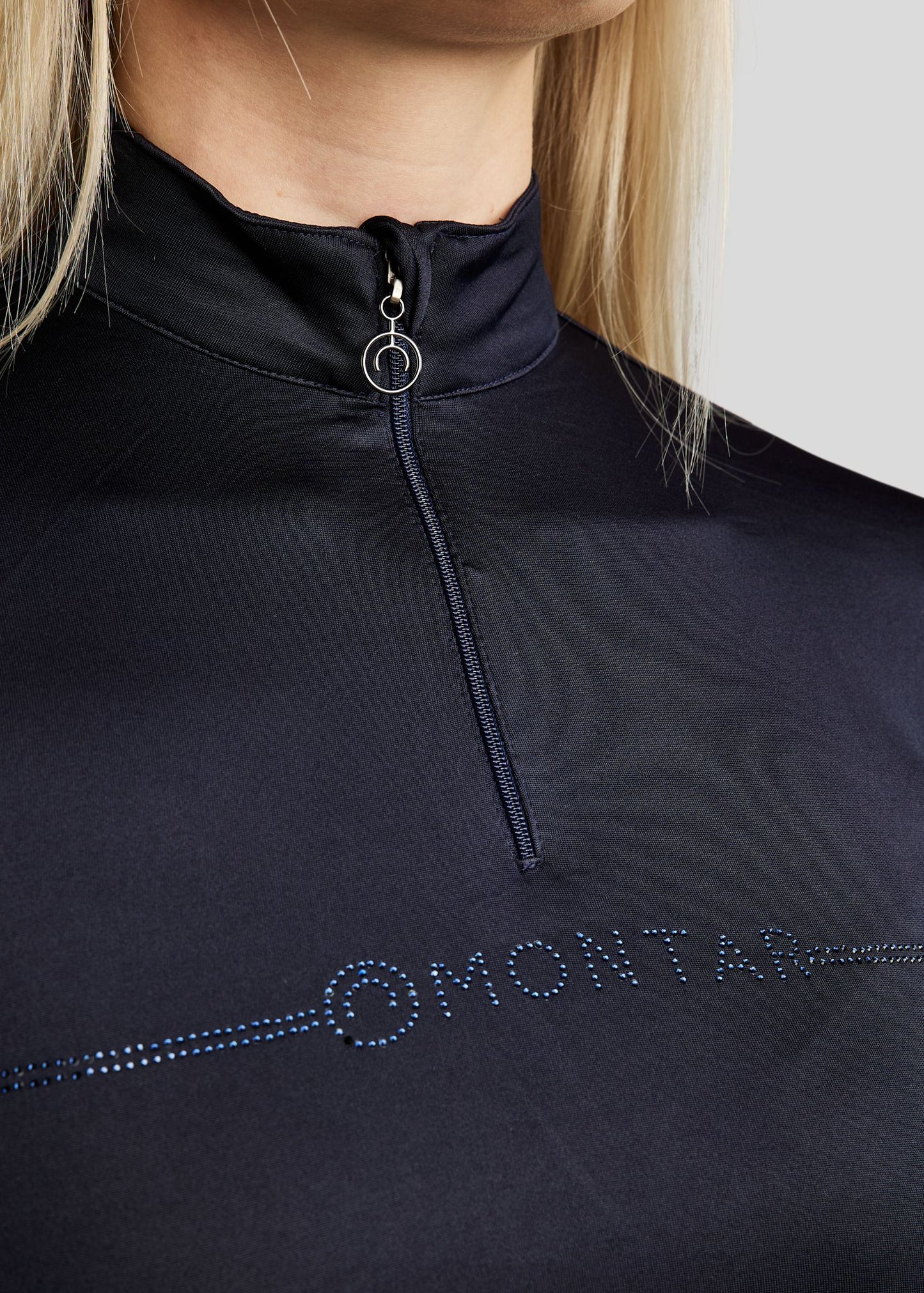 MoAviana trainingshirt con crystal logo - dark navy