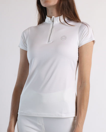 Everly Mon-Tech polo - Blanco