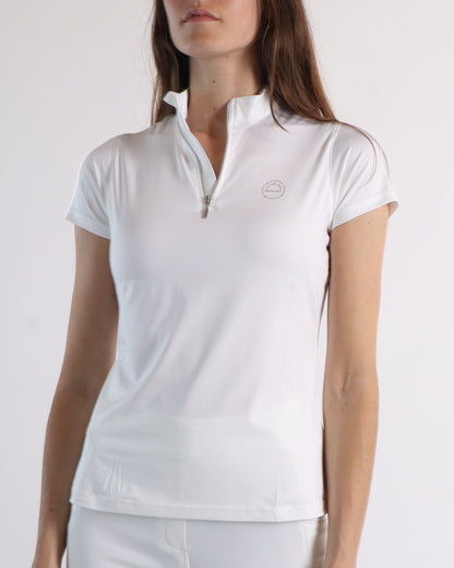 Everly Mon-Tech polo - Blanco