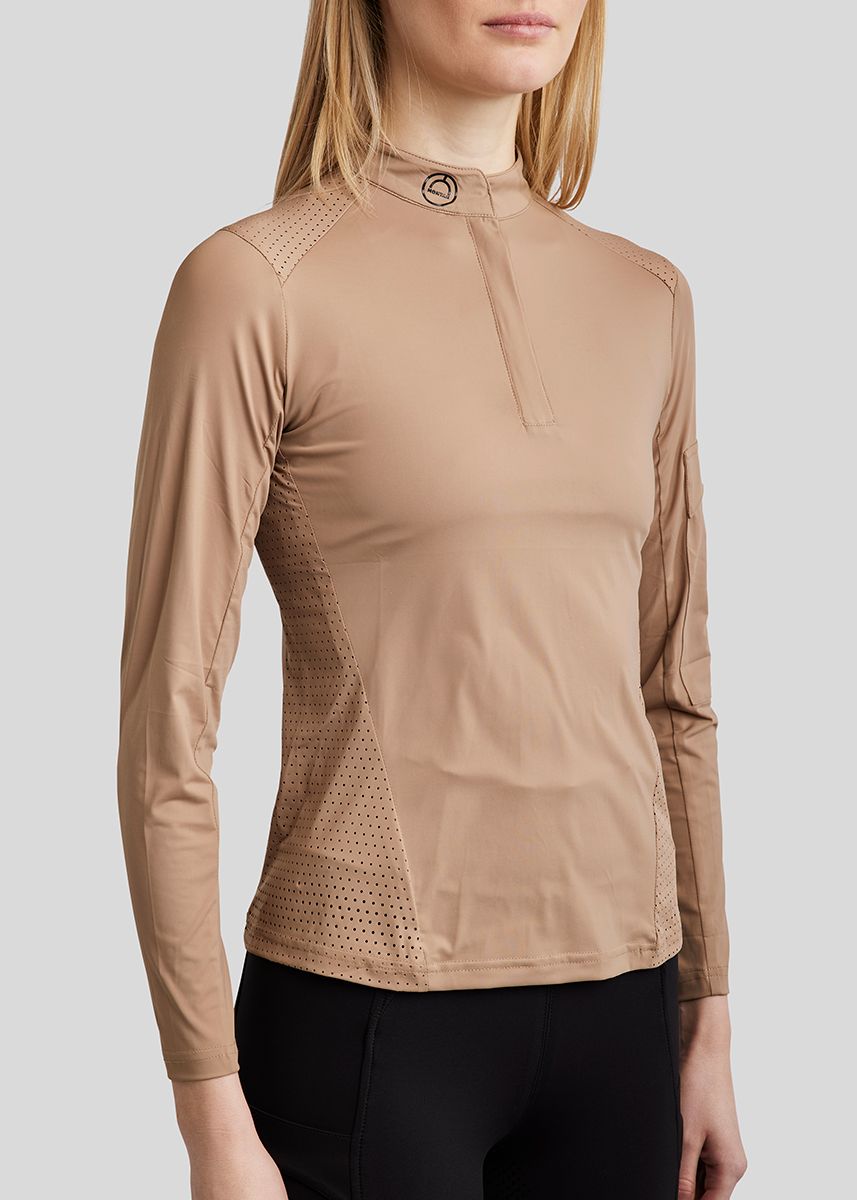 MoEverline polo rosegold - Latte