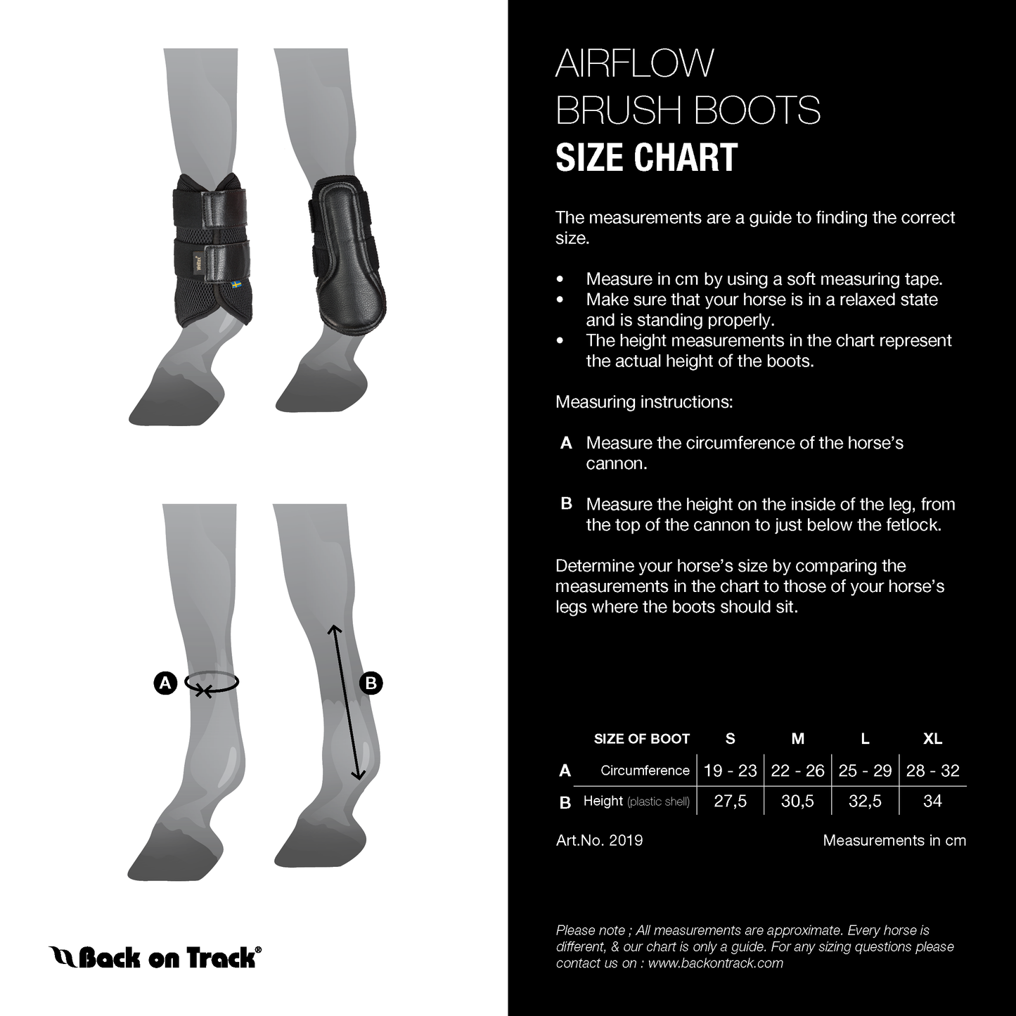 Airflow Light Mesh protector fetlock Back on Track